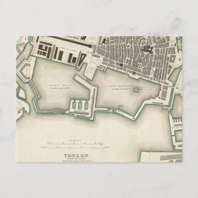Cartão Postal Toulon (Frente)