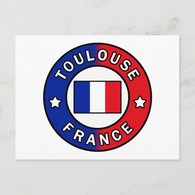 Cartão Postal Toulouse França (Frente)