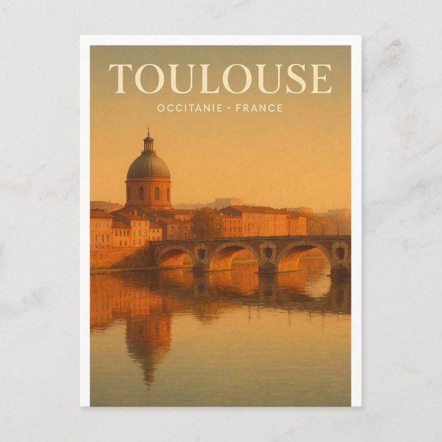 Cartão Postal Toulouse — France travel 2026 (Frente)