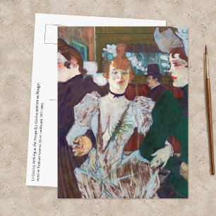Cartão Postal Toulouse-Lautrec - La Goulue Chegando ao Rouge