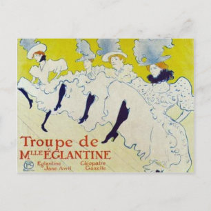 Cartão Postal Toulouse Lautrec poster
