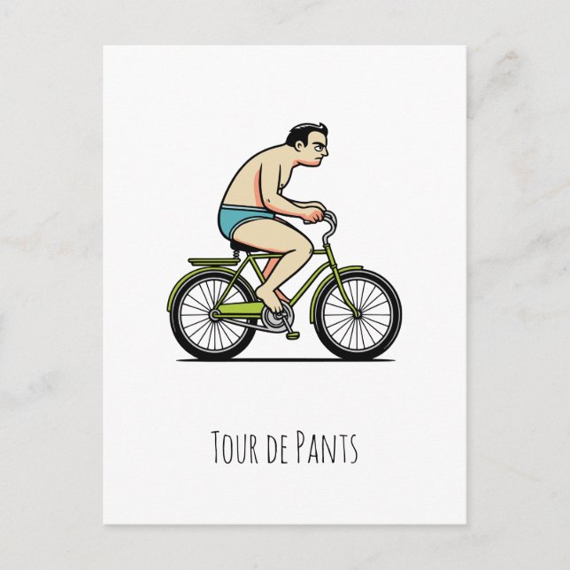 Cartão Postal Tour de calças (Frente)