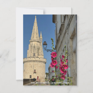 Cartão Postal Tour de La Lanterne, La Rochelle, França