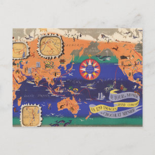 Cartão Postal Tour du Monde