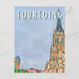 Cartão Postal Tourcoing Photo Vintage 