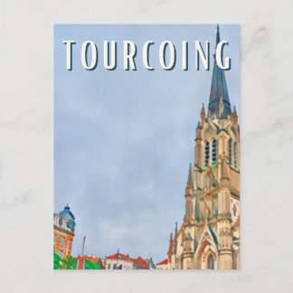 Cartão Postal Tourcoing Photo Vintage