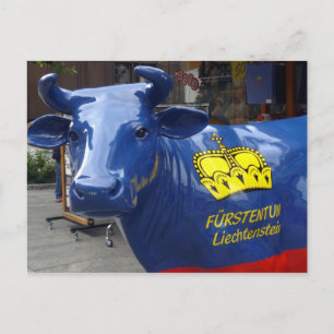 Cartão Postal touro do liechtenstein