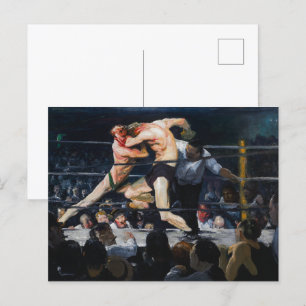 Cartão Postal Touro em Sharkey's George Bellows
