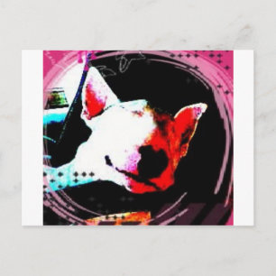 Cartão Postal touro inglês terrier