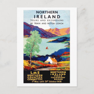 Cartão Postal Tours paisagísticos da Irlanda do norte, viagens