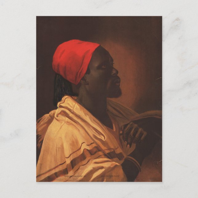 Cartão Postal Toussaint L'Ouverture de George DeBaptiste (1870) (Frente)