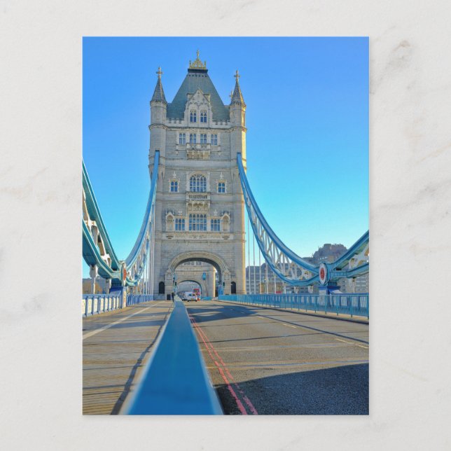 Cartão Postal Tower Bridge, London UK Postcard (Frente)