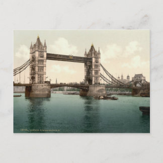 Cartão Postal Tower Bridge, Londres c.1895