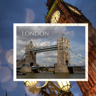 Cartão Postal Tower Bridge, Londres, Inglaterra Postcard