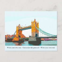 Cartão Postal Tower Bridge, Londres, Souvenir