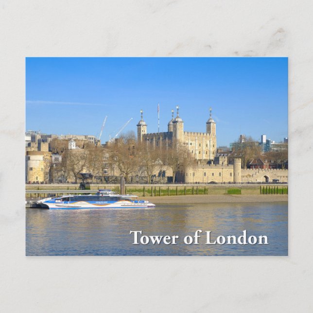 Cartão Postal Tower of London, UK Postcard (Frente)