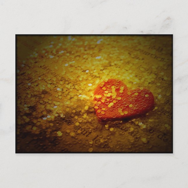 Cartão Postal Toy Camera Heart (Frente)