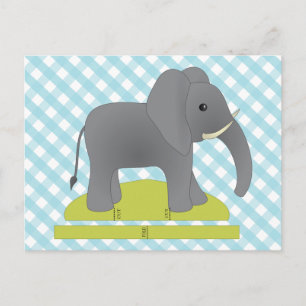 Cartão Postal Toy Elephant