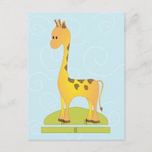Cartão Postal Toy Giraffee