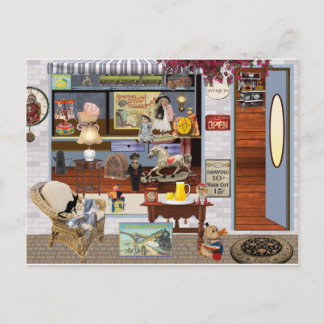 Cartão Postal Toy Shop