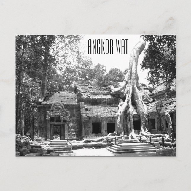 Cartão Postal Tprohm angkor (Frente)