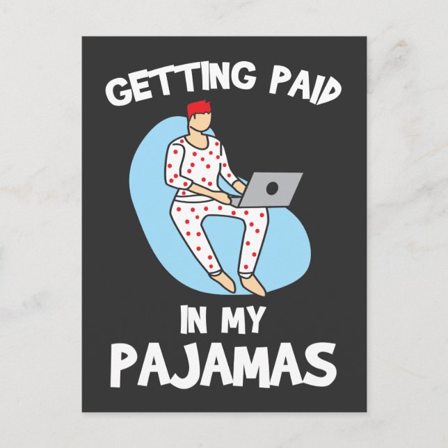 Cartão Postal Trabalhador independente independente Freelancer (Frente)