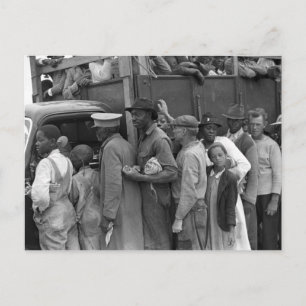 Cartão Postal Trabalhadores Migrantes Vegetais: 1939