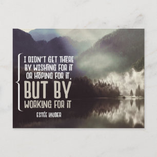 Cartão Postal Trabalhando Para Isso