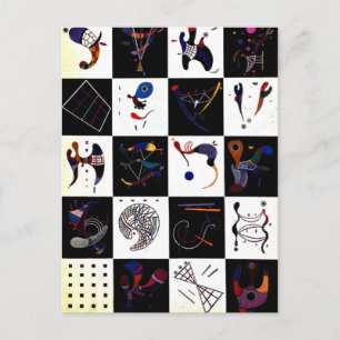 Cartão Postal Trabalho de arte criativo Kandinsky, 4x5=20