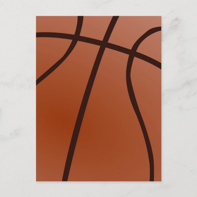 Cartão Postal Trabalho de arte de basquetebol (Frente)