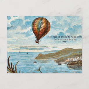 Cartão Postal Trabalho de arte de Hot Air Ballon