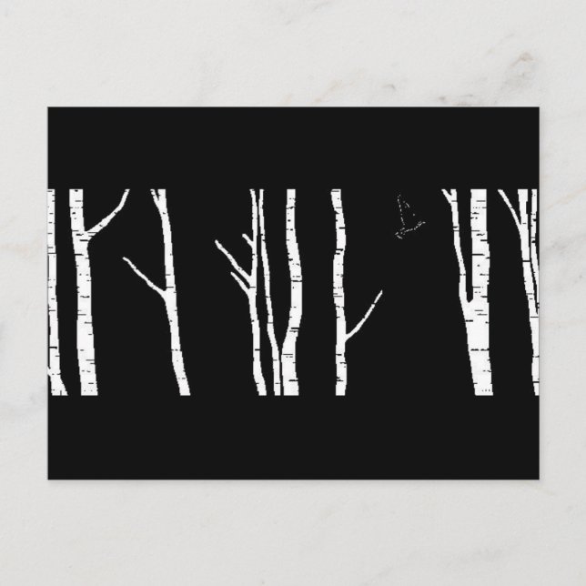 Cartão Postal Trabalho de arte de pássaro original e de pássaro  (Frente)