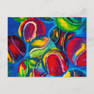 Cartão Postal Trabalho de arte de tênis