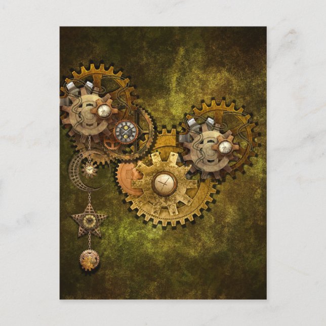 Cartão Postal Trabalho de Relógio (Frente)