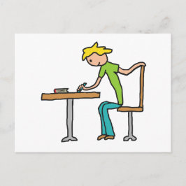 Cartão Postal Trabalho doméstico