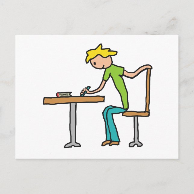 Cartão Postal Trabalho doméstico (Frente)