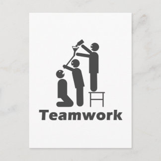 Cartão Postal Trabalho em equipe - Merchandise motivacional