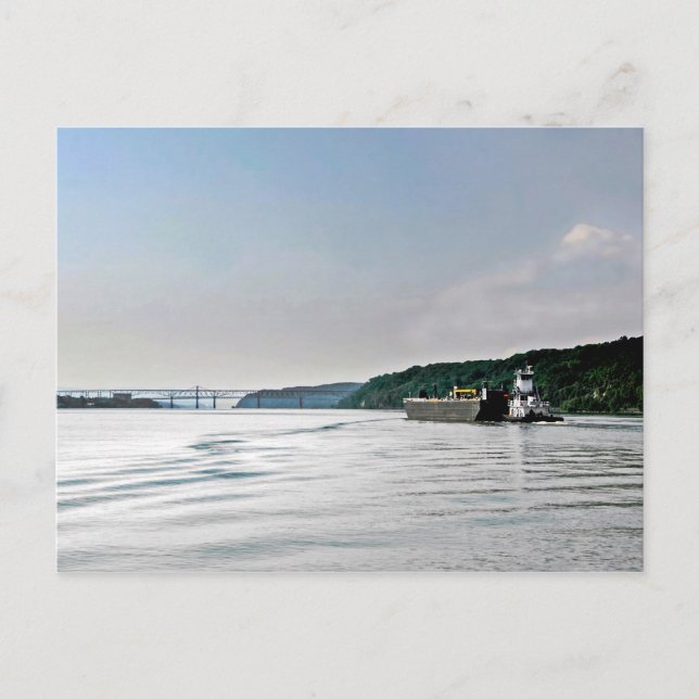 Cartão Postal Trabalho fluvial (Frente)