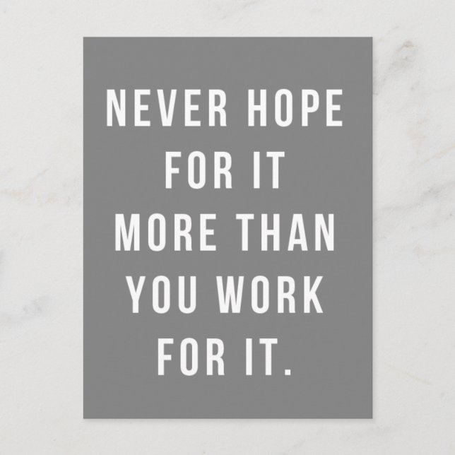 Cartão Postal Trabalho Para Citação De Ti (Frente)