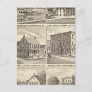 Cartão Postal Trabalhos em Ferro, hotéis & residências em Port W