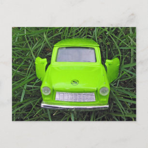 Cartão Postal Trabi no Grass