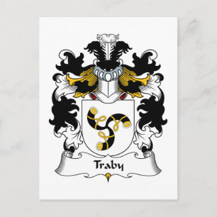 Cartão Postal Traby Family Crest