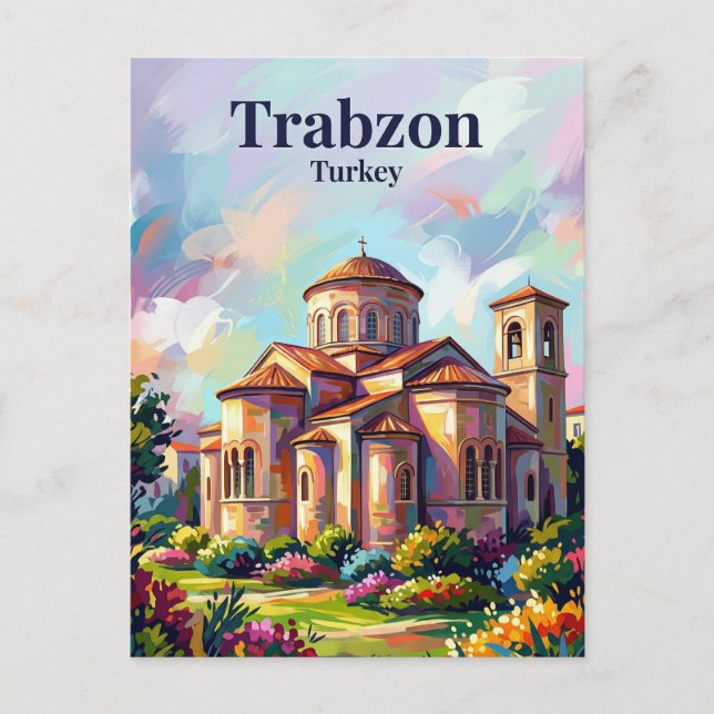 Cartão Postal Trabzon Turquia (Frente)