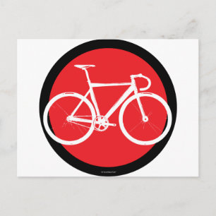 Cartão Postal Track Bike - Ponto Vermelho