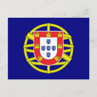 Cartão Postal Traditional Portugal Coat of Arms Patriotic Gift
