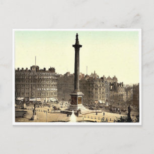Cartão Postal Trafalgar Square, a partir da Galeria Nacional, Lo
