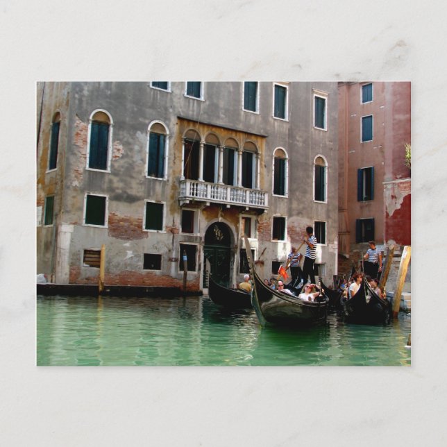 Cartão Postal Tráfego veneziano (Frente)