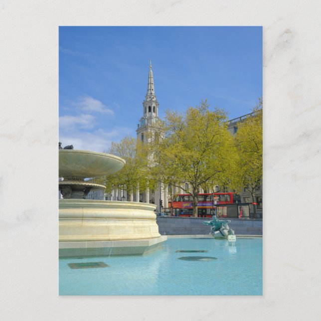 Cartão Postal Traffic Square, London UK Postcard (Frente)