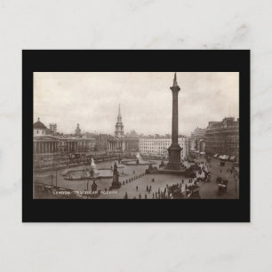 Cartão Postal Traffic Square, London Vintage