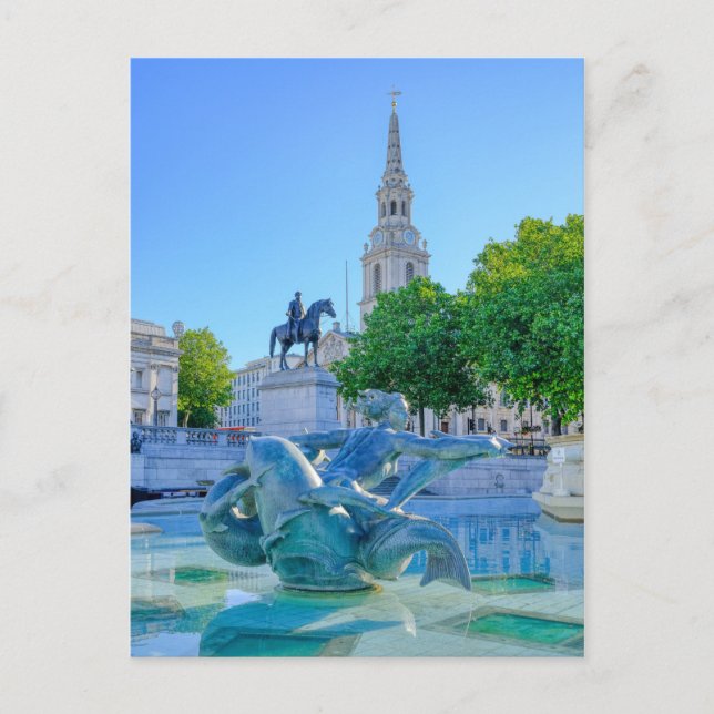 Cartão Postal Traffic Square, Londres, Reino Unido (Frente)